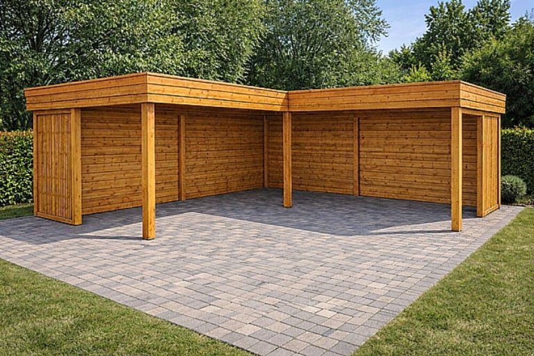 altana ogrodowa narożna 2